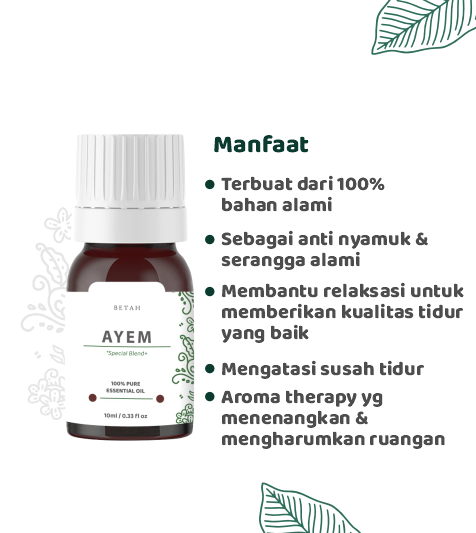 Ayem Essential Oil Diffuser Aromatherapy