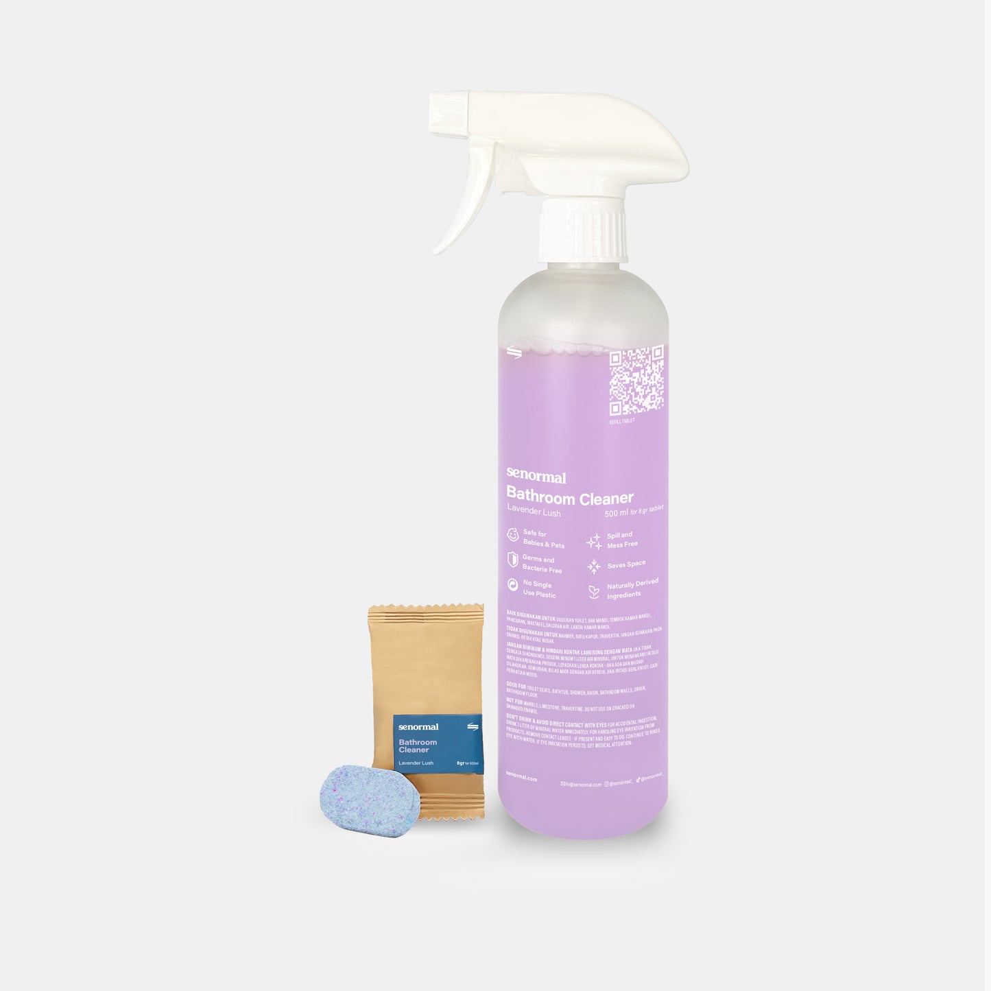 Senormal Cleaner 3-in-1 Spray Pack – Multisurface, Bathroom & Kitchen