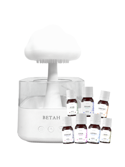 Healing Hujan Diffuser Bonus 7 Essential Oil