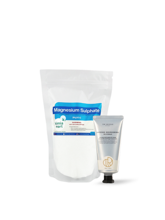 Glow Ritual Bundle: Kimiamart Epsom Salt & The Monday Ritual Oil in Balm 40 mL