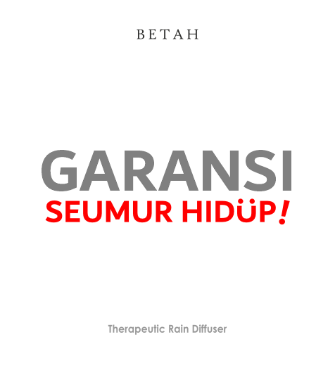 Healing Hujan Diffuser Bonus 7 Essential Oil