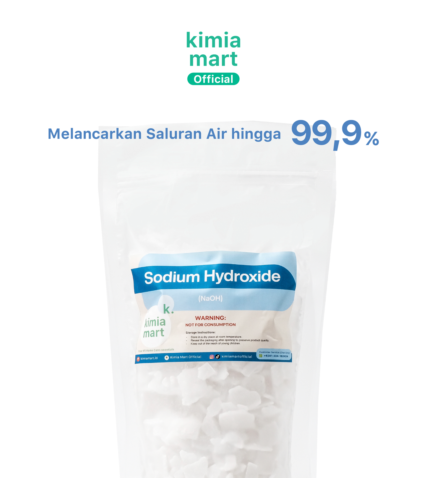 Soda Api / Caustic Soda NaOH 500g