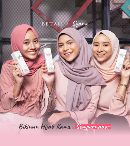 BETAH X Syana Hijab Spray Jilbab Anti Letoy