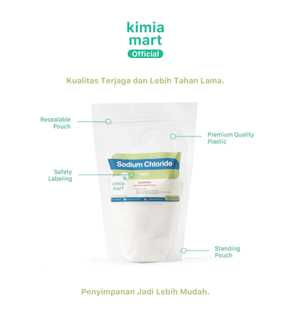 Garam Industri NaCl / Garam Kebersihan Non Yodium 500g