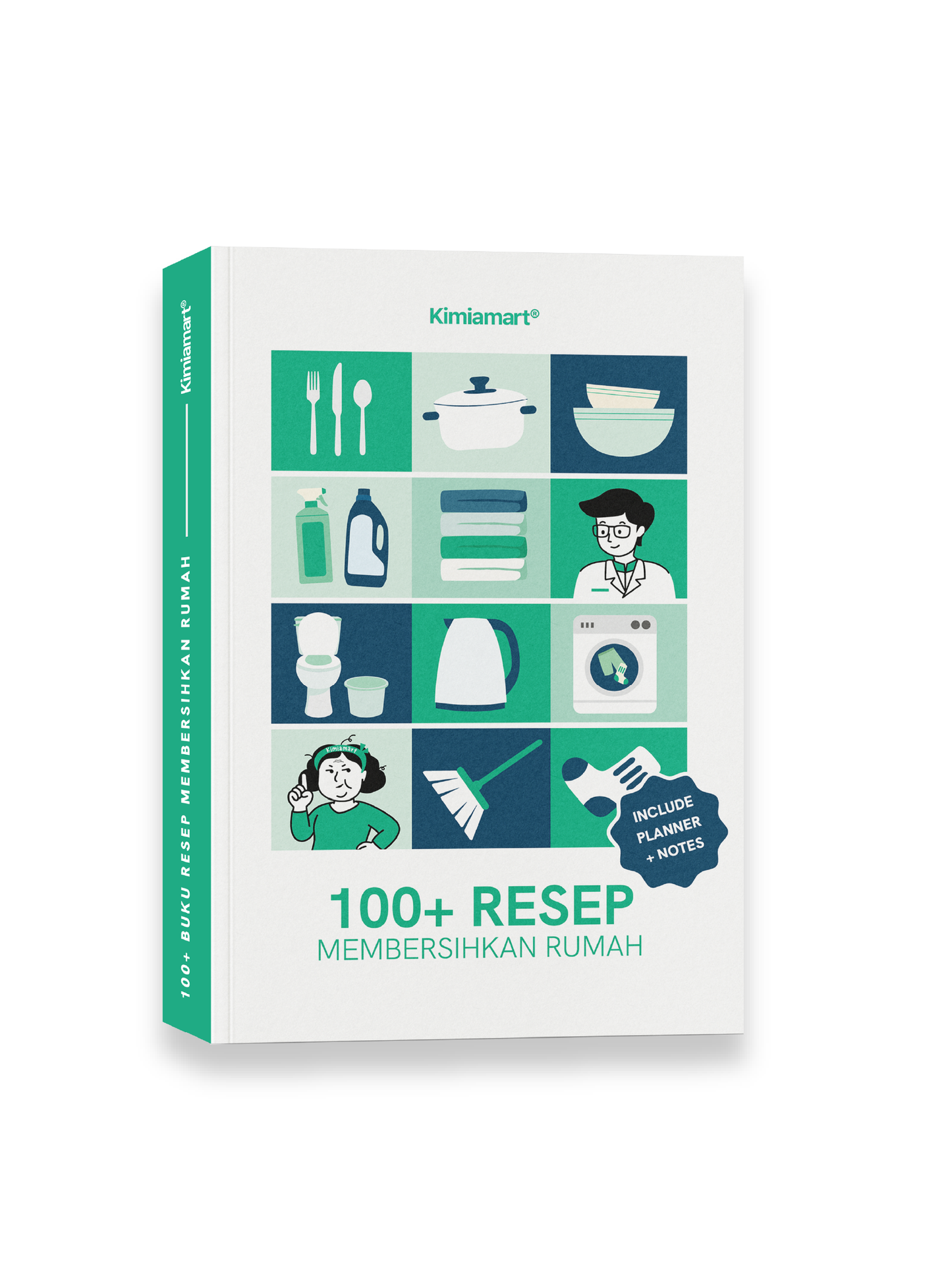 E-BOOK 100+ HOME CLEANING RECIPES INCLUDE PLANNER & NOTES BY KIMIAMART