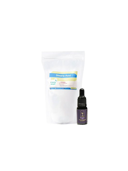 Stearic Acid + LAVENDER Pure Essential Oil 10 mL