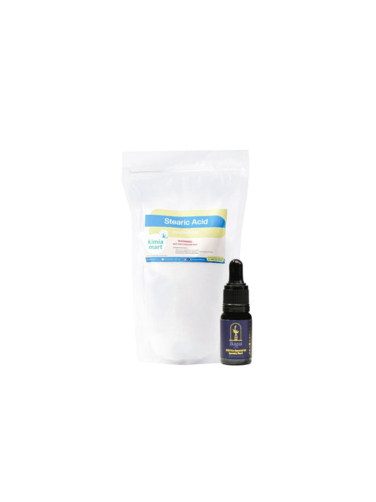 Stearic Acid + PEPPERMINT Pure Essential Oil 10 mL