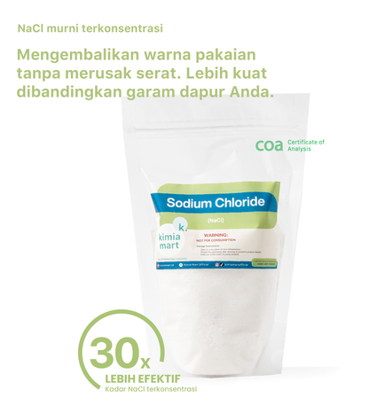 Garam Industri NaCl / Garam Kebersihan Non Yodium 500g