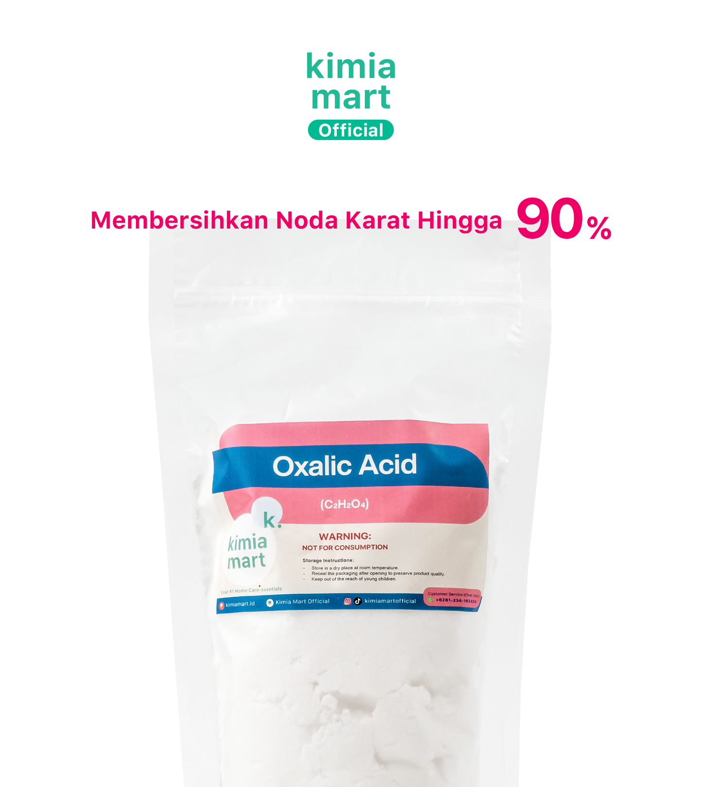 Concentrated Cleaning Oxalic Acid 500g